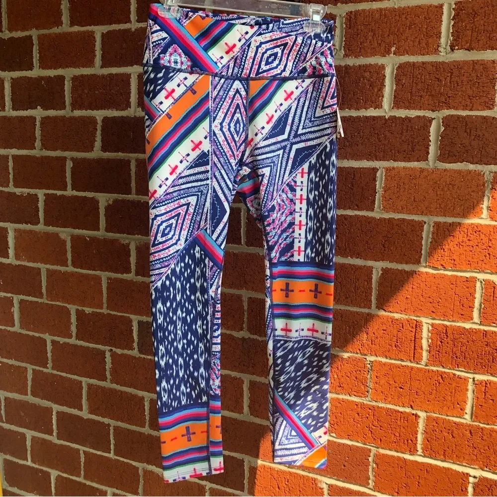 Free People Movement Ashford High Rise Lose Control Leggings Sz M - Picture 1 of 16